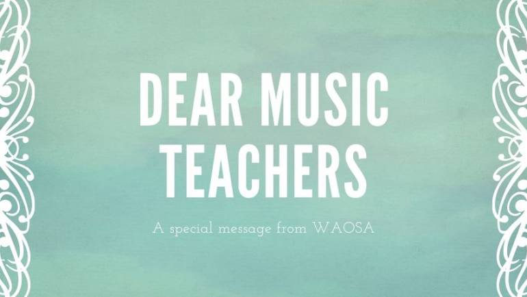 Dear Music Teachers