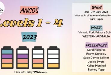 ANCOS Level Courses 1 to 4 – 3 to 7 July 2023